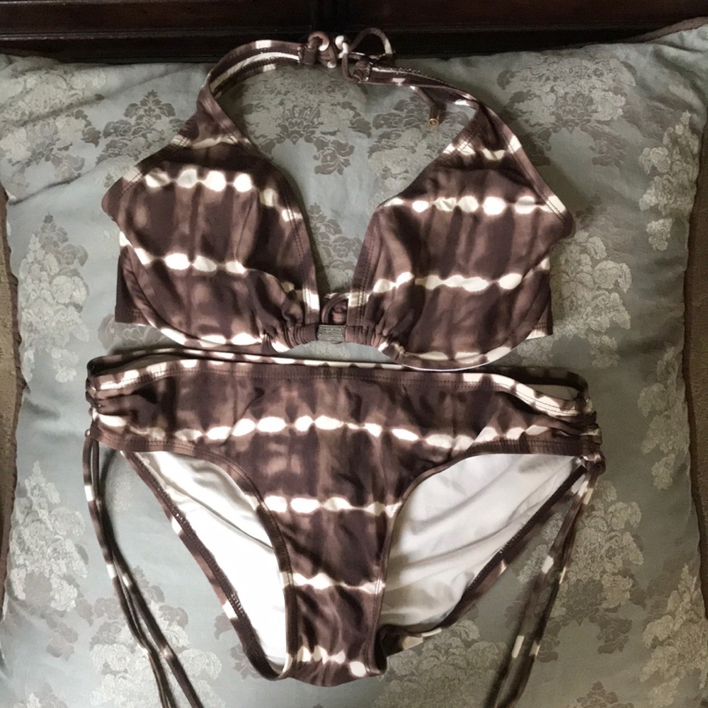 Michael Kors Underwire halter bikini